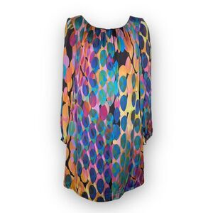 Trina Turk Multicolor Kaleidoscope Silk Dress Women’s Size 4